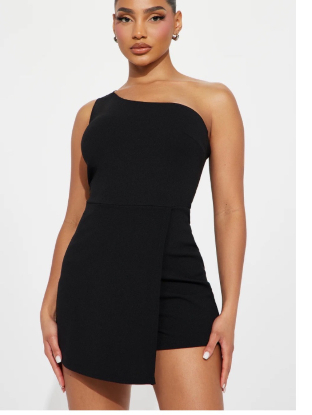 NWT - Fashion Nova - The Reason Is You Romper - Black